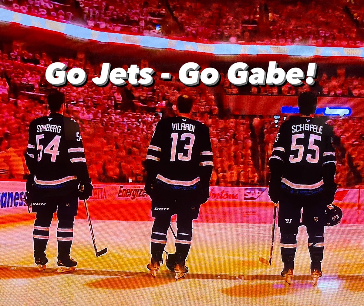 Go Jets, Go Gabe Vilardi. Great to see him playing, hopefully a little longer! #reconditioningrevolution