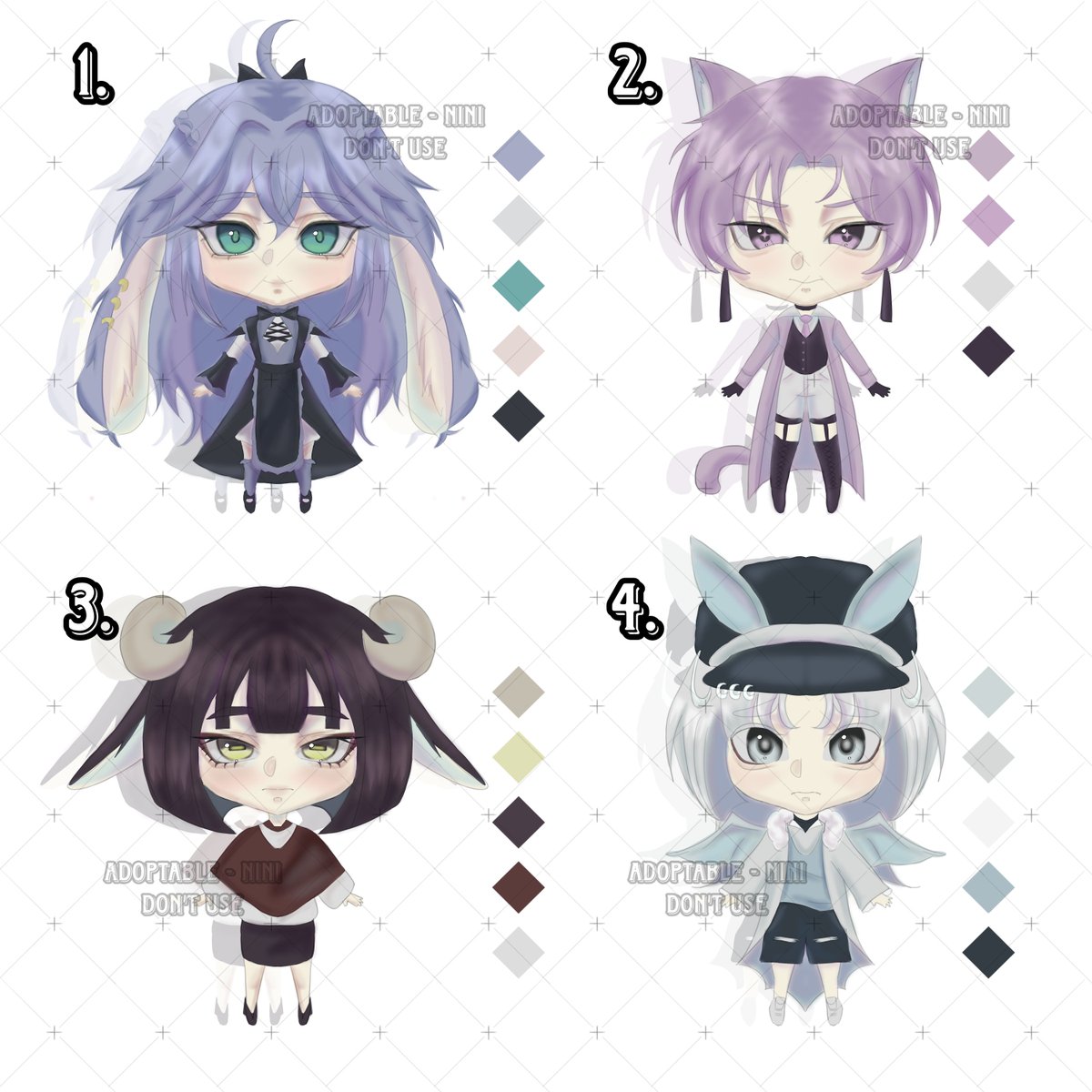 cideaonisnom's tweet photo. ADOPTABLES CHIBIS

SB: 5
MI: 1
AB: 40

»The auction ends 24 hours after the first offer!!«

💖 Please share this post for support

#adoptables #adoptableopen https://t.co/O5MMkPVtT5