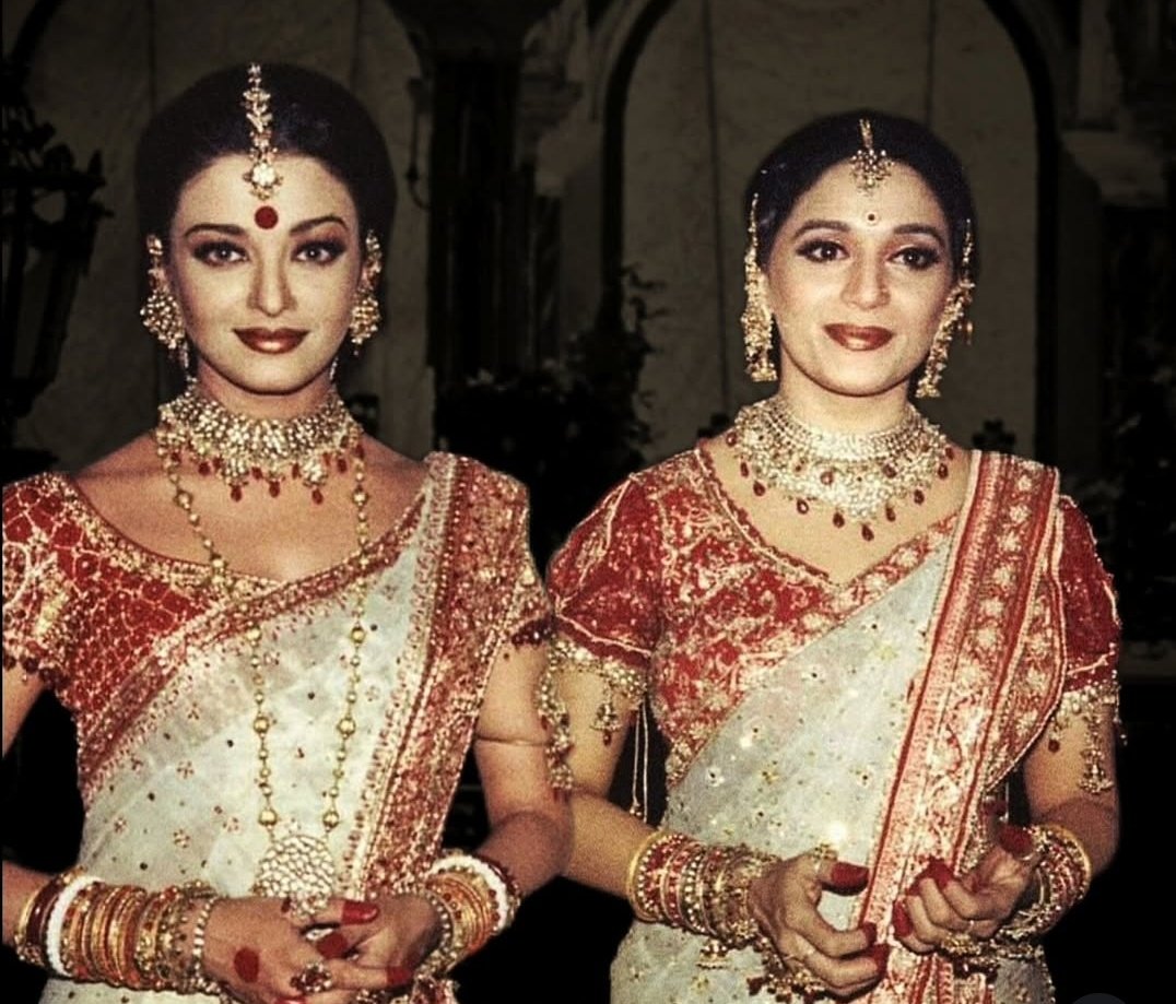 Aishwarya rai and madhuri dixit in devdas (2002).