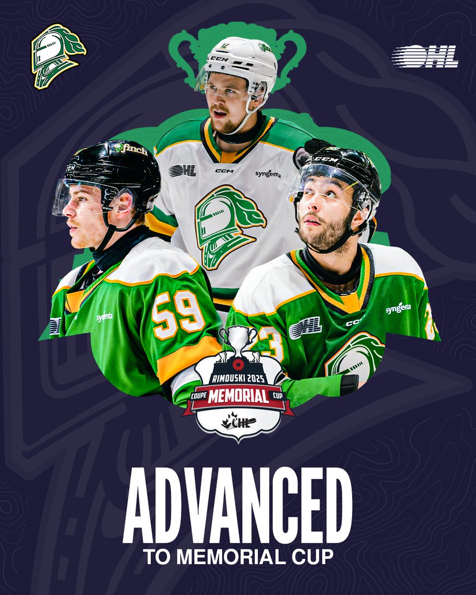 An immediate return to the #MemorialCup for the <a href="/LondonKnights/">London Knights</a> who will make their seventh appearance at the tournament!