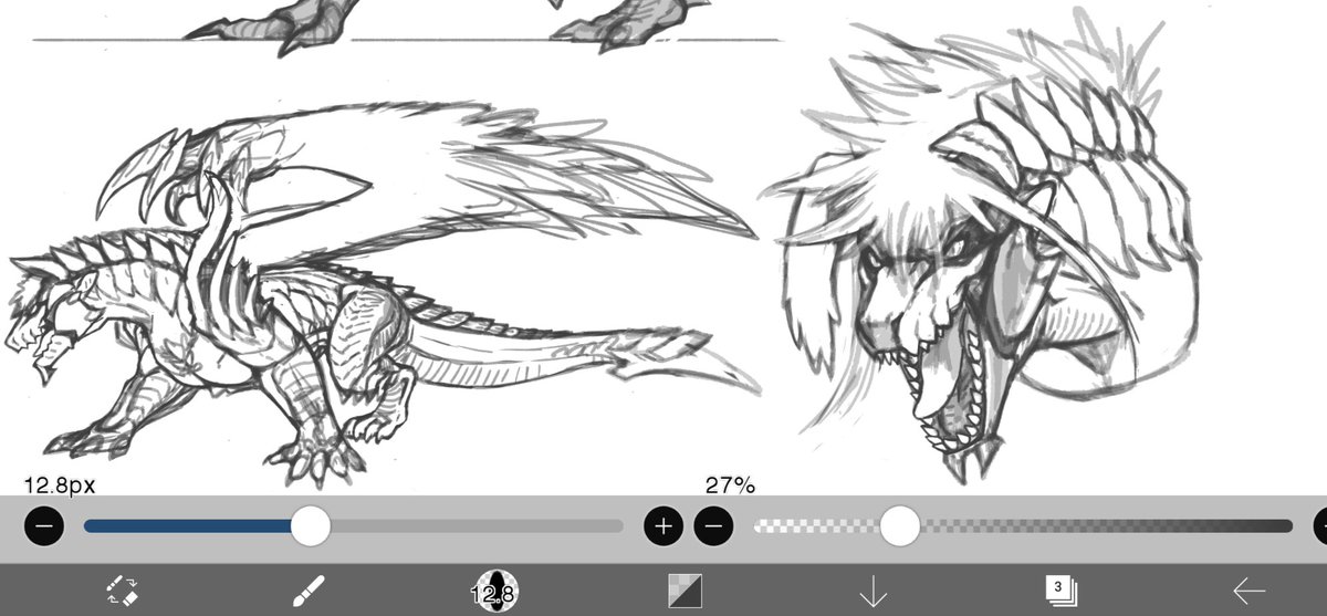 DreadDraggo's tweet image. [WIP] rendering this will be the death of me 💀