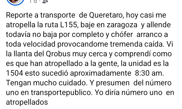 ok_ggomez's tweet photo. Oye @gcuanalo @makugo 😡😤😤😤😤 ayer una de tus flamantes @QrobusO Ayer casi atropella a mi amiga ¿Y tus chóferes capacitados? https://t.co/mD9y9LDpmi