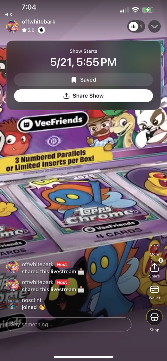 <a href="/OFFWHITEBARK/">Riley Barker</a> <a href="/VeeFriendsCards/">VeeFriends Cards</a> <a href="/veefriends/">VeeFriends</a> <a href="/Topps/">Topps</a> LFG!!!