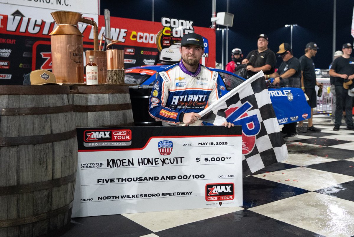 CARS Tour (@carstour) on Twitter photo βΌοΈNEWS -- <a href="/KadenWHoneycutt/">Kaden Honeycutt</a> scores another dominant zMAX CARS PLM Tour win at North Wilkesboro Speedway.
<a href="/landenlewis99/">Landen lewis</a> earns pole for Friday's Window World 100.
Read More π: bit.ly/4kqM9Q6 βΌοΈNEWS -- <a href="/KadenWHoneycutt/">Kaden Honeycutt</a> scores another dominant zMAX CARS PLM Tour win at North Wilkesboro Speedway.
<a href="/landenlewis99/">Landen lewis</a> earns pole for Friday's Window World 100.
Read More π: bit.ly/4kqM9Q6