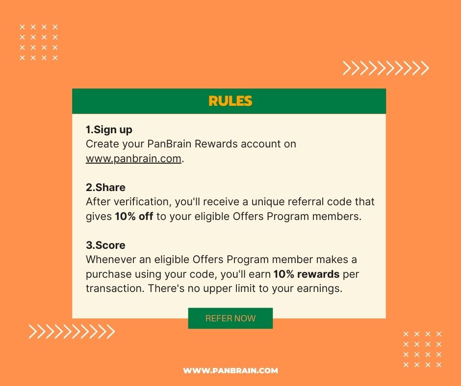 PanBrain_Tech's tweet image. 🔗 PanBrain Rewards Program: Earn 10% on Every Referral

Your Win-Win Opportunity:
✅ Your Members Save 10% with your referral code
✅ You Earn 10% Rewards – No earning cap!

#PanBrainRewards #WinWithPanBrain #SmartEarnings #referralprogram #panbrain #referral #referrals