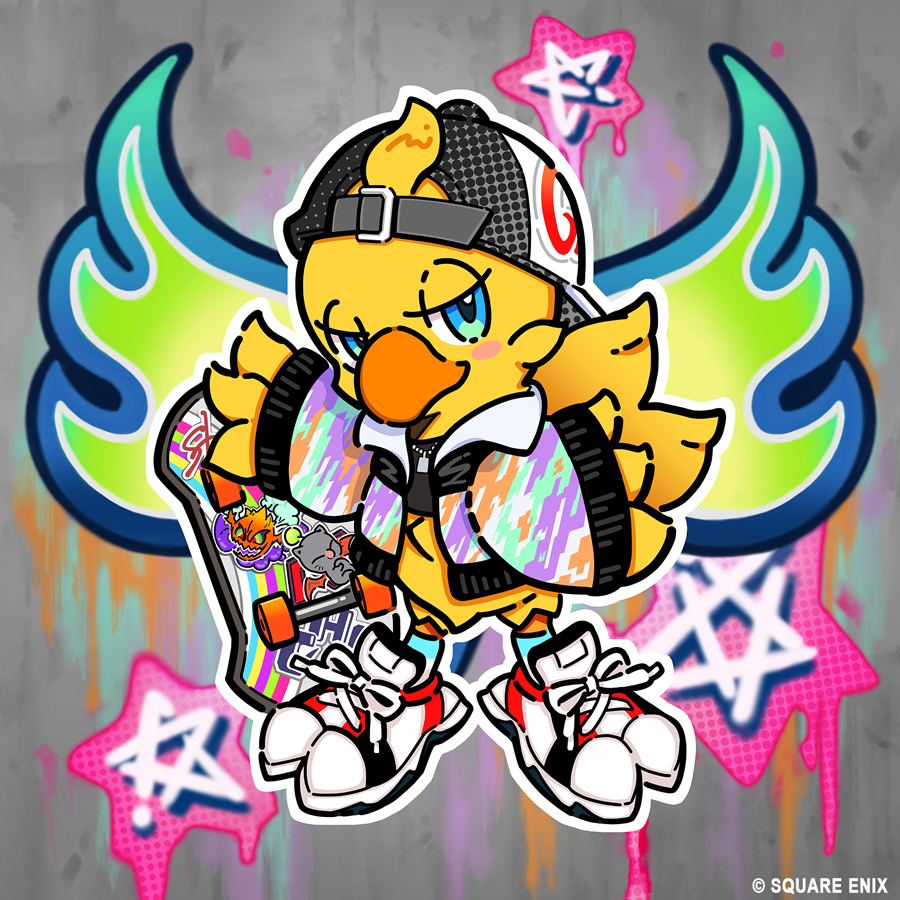 ／
グッズ化企画進行中‼
＼

#スクエニ のオフィシャルグッズショップ《#sqex_garden》
所在地の渋谷の街をイメージしたイラスト公開‼
ネオンカラーでポップに描かれたキャラクターたちに注目です👀

またこちらのイラストを使用したグッズ展開を予定しております📝
今後の続報をお待ちください！！