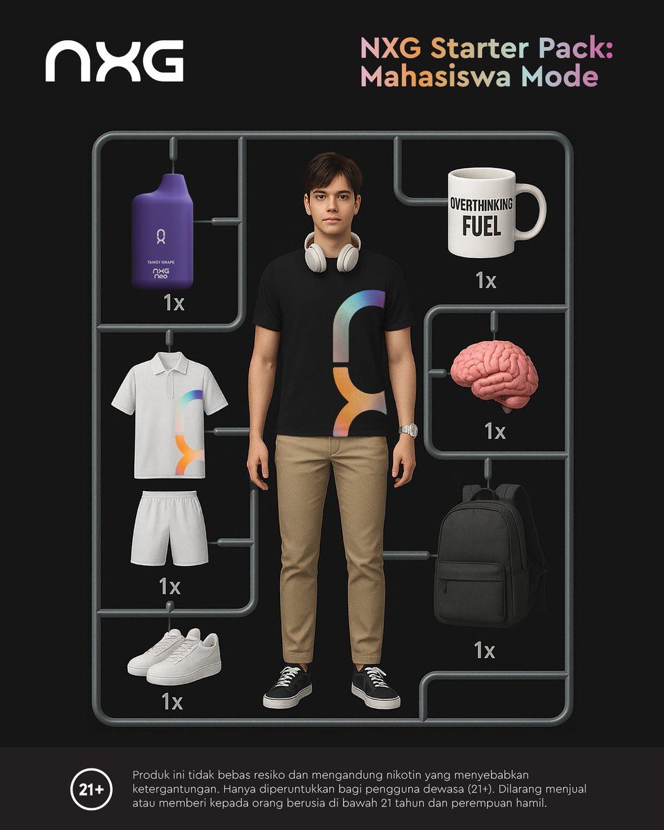 NXG_ID's tweet photo. Hidup kadang berasa kayak karakter default—bajunya itu-itu aja, otaknya kebanyakan loading, dan kopi jadi senjata utama.

Tapi jangan salah, dengan NXG Neo Tangy Grape, lo nggak cuma tampil beda, karena lo bakal Level UP! https://t.co/xuN1dGPMgT