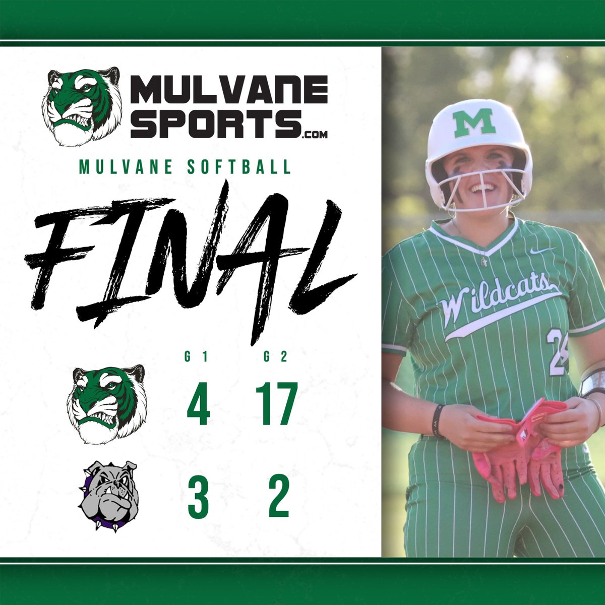 Mulvane Sports (@mulvanesports) on Twitter photo ๐ฅ The softball girls get a close win in game 1, then go off in game 2 with 17 runs for the sweep to close out their regular season! Regionals start next week, keep it rolling ladies!!! ๐ช <a href="/MulvaneSoftball/">Mulvane Softball</a> ๐ฅ The softball girls get a close win in game 1, then go off in game 2 with 17 runs for the sweep to close out their regular season! Regionals start next week, keep it rolling ladies!!! ๐ช <a href="/MulvaneSoftball/">Mulvane Softball</a>