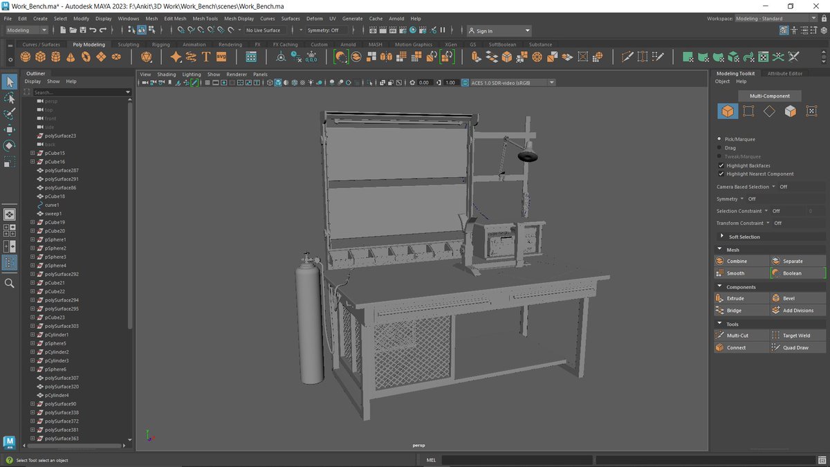 LuminaLLC's tweet photo. Workbech W.I.P

A small WIP of the workbech of the game, being the most useful and fun to use tool of the game, besides it will be finished very soon.

#SCP #UnrealEngine #gamedev #FPS #IndieGameDev #conceptualart #maya #3dmodeling https://t.co/JIZ16kMvdG