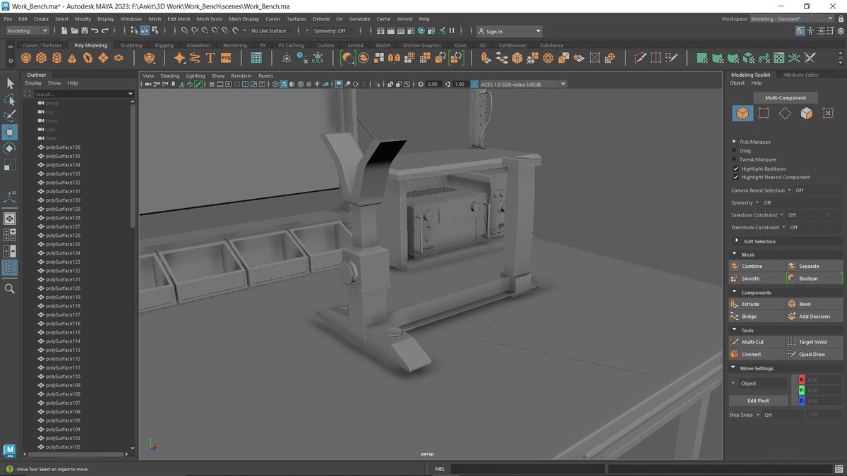 LuminaLLC's tweet photo. Workbech W.I.P

A small WIP of the workbech of the game, being the most useful and fun to use tool of the game, besides it will be finished very soon.

#SCP #UnrealEngine #gamedev #FPS #IndieGameDev #conceptualart #maya #3dmodeling https://t.co/JIZ16kMvdG