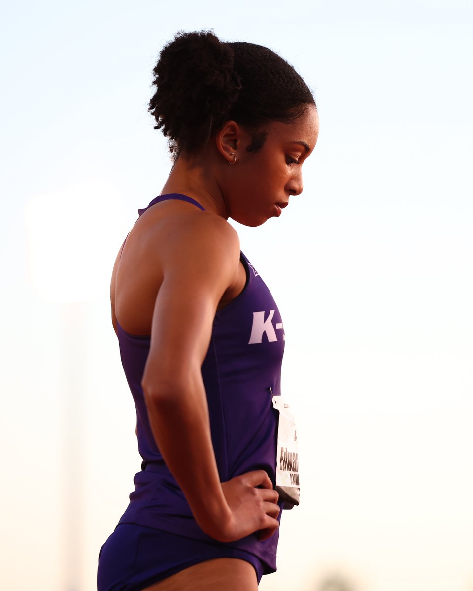 KStateTFXC's tweet photo. Safhia Hinds and Jourdin Edwards earn their spot to compete again at the @Big12Conference Championships ❕❕

With second and fifth place finishes, they'll run again Saturday. 

🏁 Women’s 400m Hurdles (Prelims)
2. Safhia Hinds, 56.75 (PR)*
5. Jourdin Edwards, 57.58 (PR)* https://t.co/E7HtajWw0U