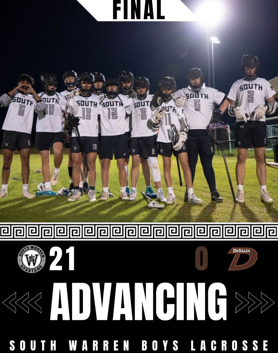 Moving on South! Saturday vs. DuPont Manual, Noon, at home. Go Spartans! <a href="/SWSpartanAthl/">South Warren High School Athletics</a>