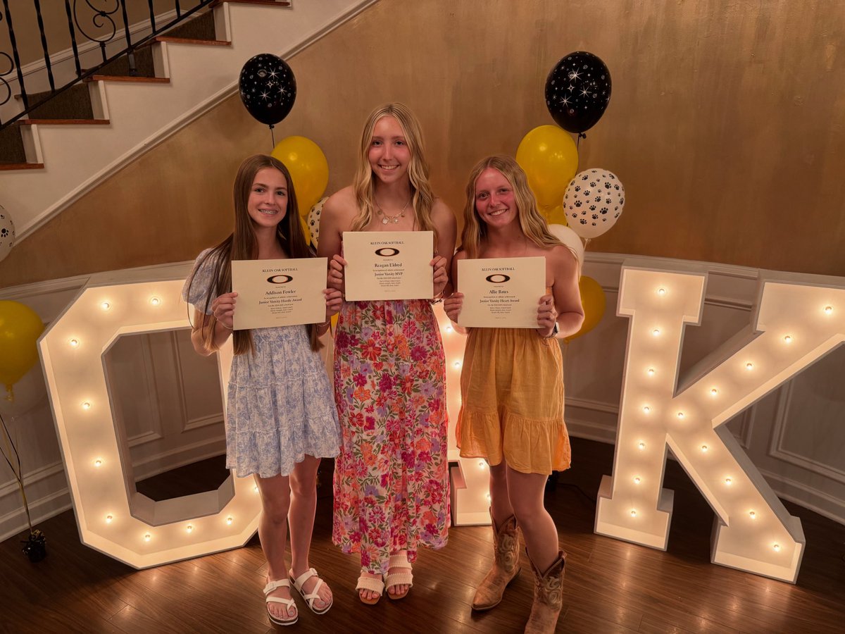 BlazeKTXGold16U's tweet image. Congrats to Reagan Eldred (2028 | Klein Oak HS) on being named JV MVP after an outstanding season in the circle—racking up 137 strikeouts!

Your hard work, talent, and leadership continue to shine. Proud of you, Reagan!

#BlazeFamily #KleinOak #MVP #PitcherPower @ReaganEldred28