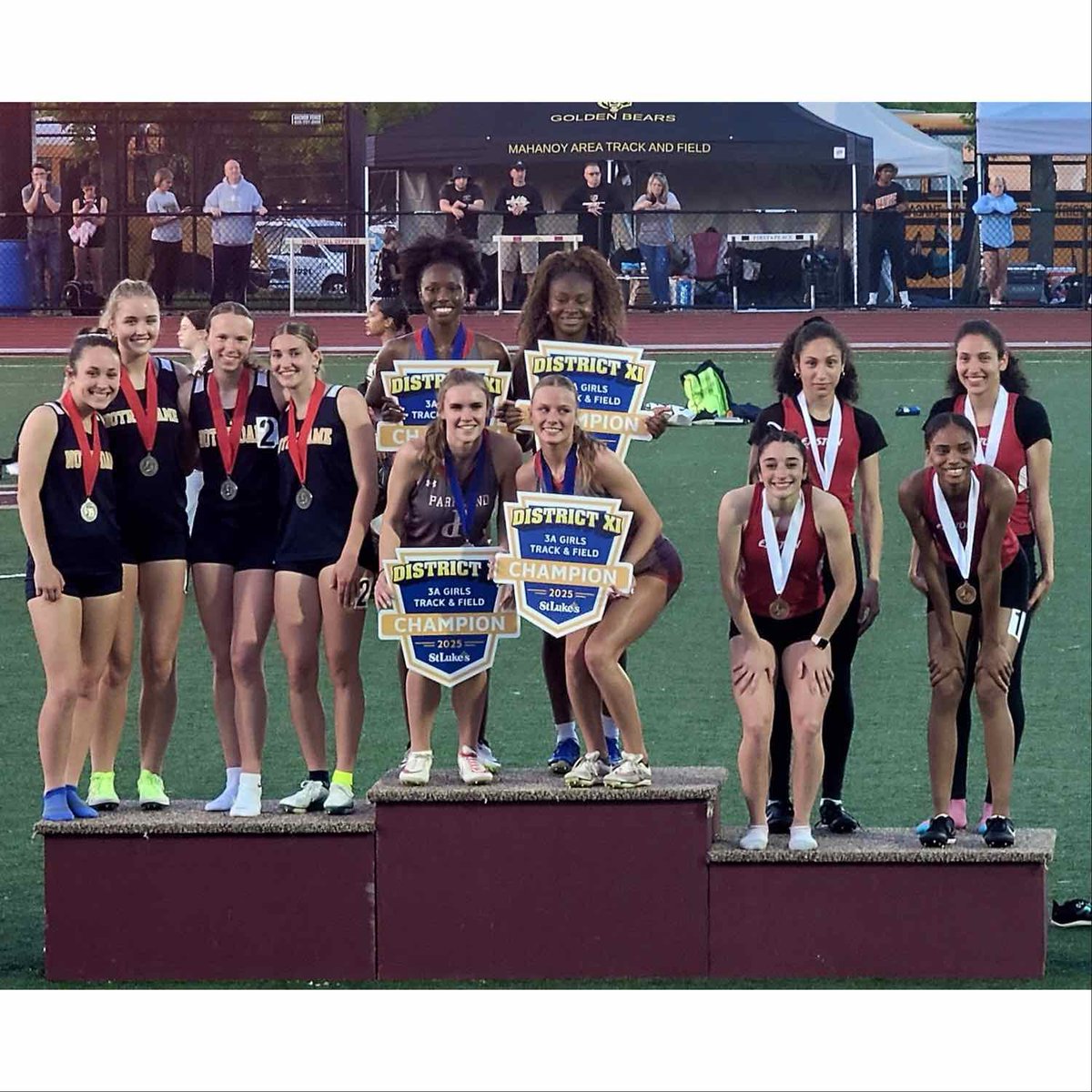Day 2: Congrats to our Girls 4x100 and 4x400 qualifying for states! Along with them were big PRs by Avi in high jump and Jariana in long jump to also book their tickets to PA states!!