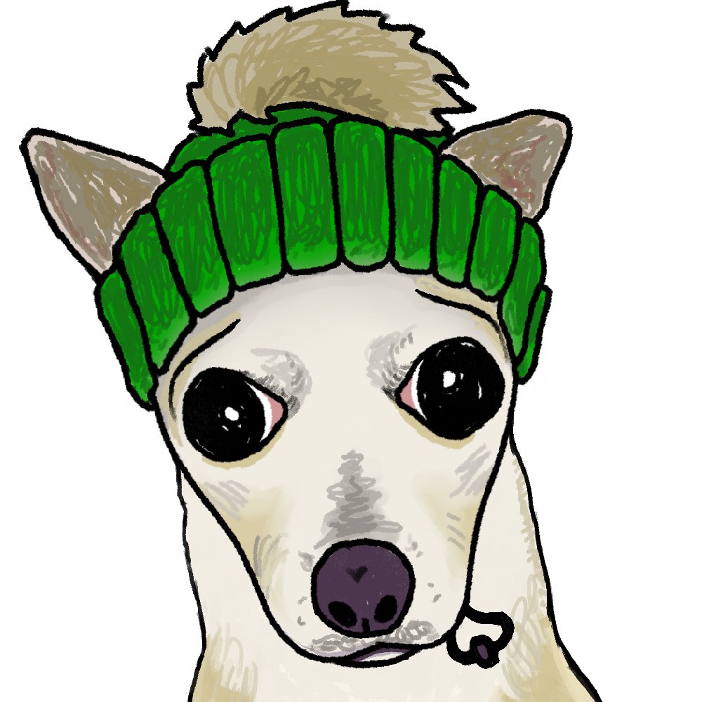 Just <a href="/beaniedogbella/">Beanie Dog</a> dreaming about sleeping in her new doggy bed