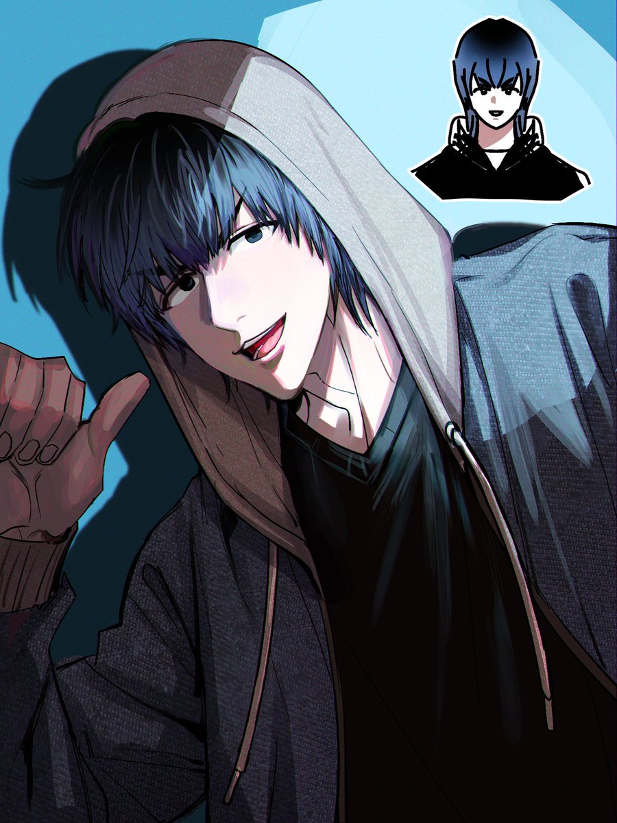 전에 그린 자캐