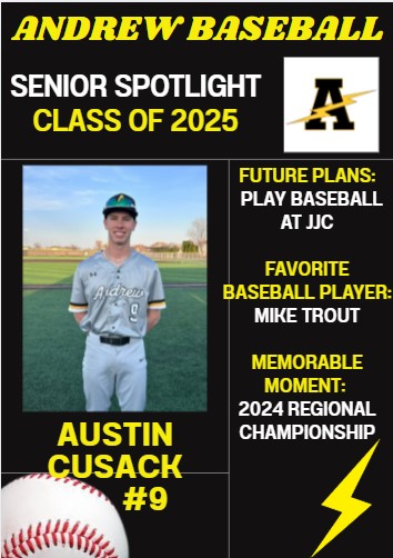 Our next senior is... No. 9 Austin Cusack

Congratulations class of 2025!