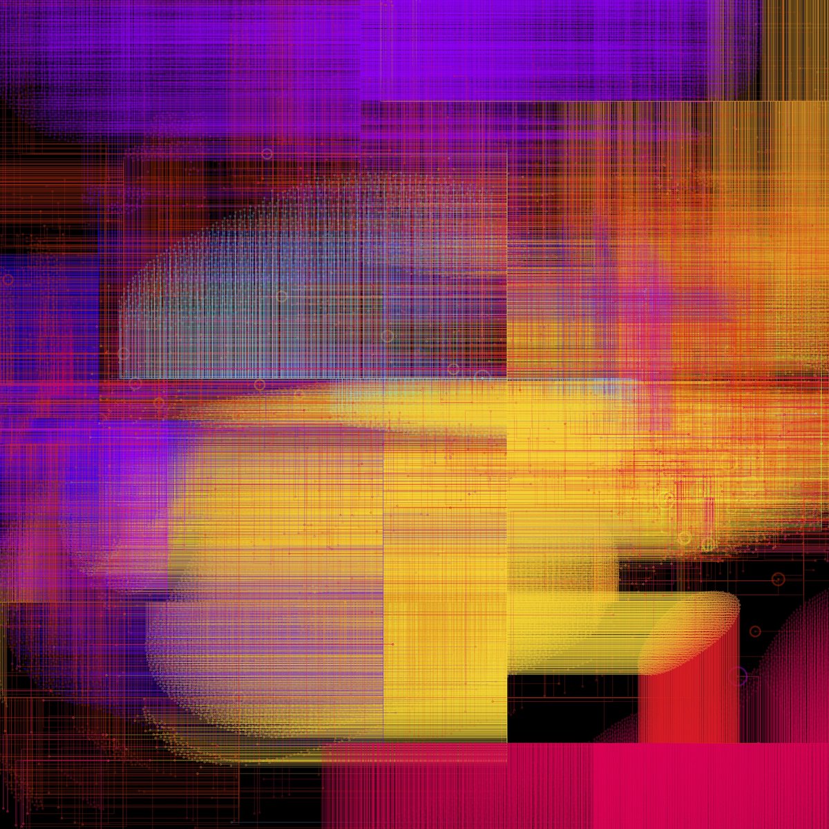 takenstheorem's tweet image. Unveiling data with few constraints. In chain data, points are tethered, spun into potential structure. Just lay them out, add contrast agent to mark some structure. Let it glow. Data alone.