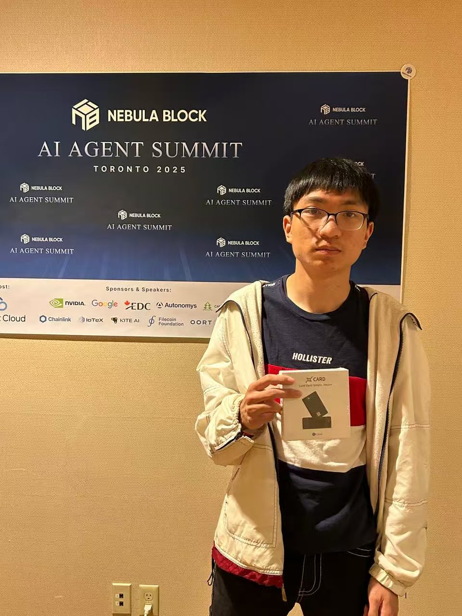 ELLIPAL's tweet photo. Gn from #Consensus2025! 🌙
Was great meeting our giveaway winners today—thanks for stopping by booth 2601! 🙌
Can’t wait to see your X Card Wallets in action soon 👀💙
#ELLIPAL #XCardWallet #coldwallet https://t.co/yyIinVcx5p