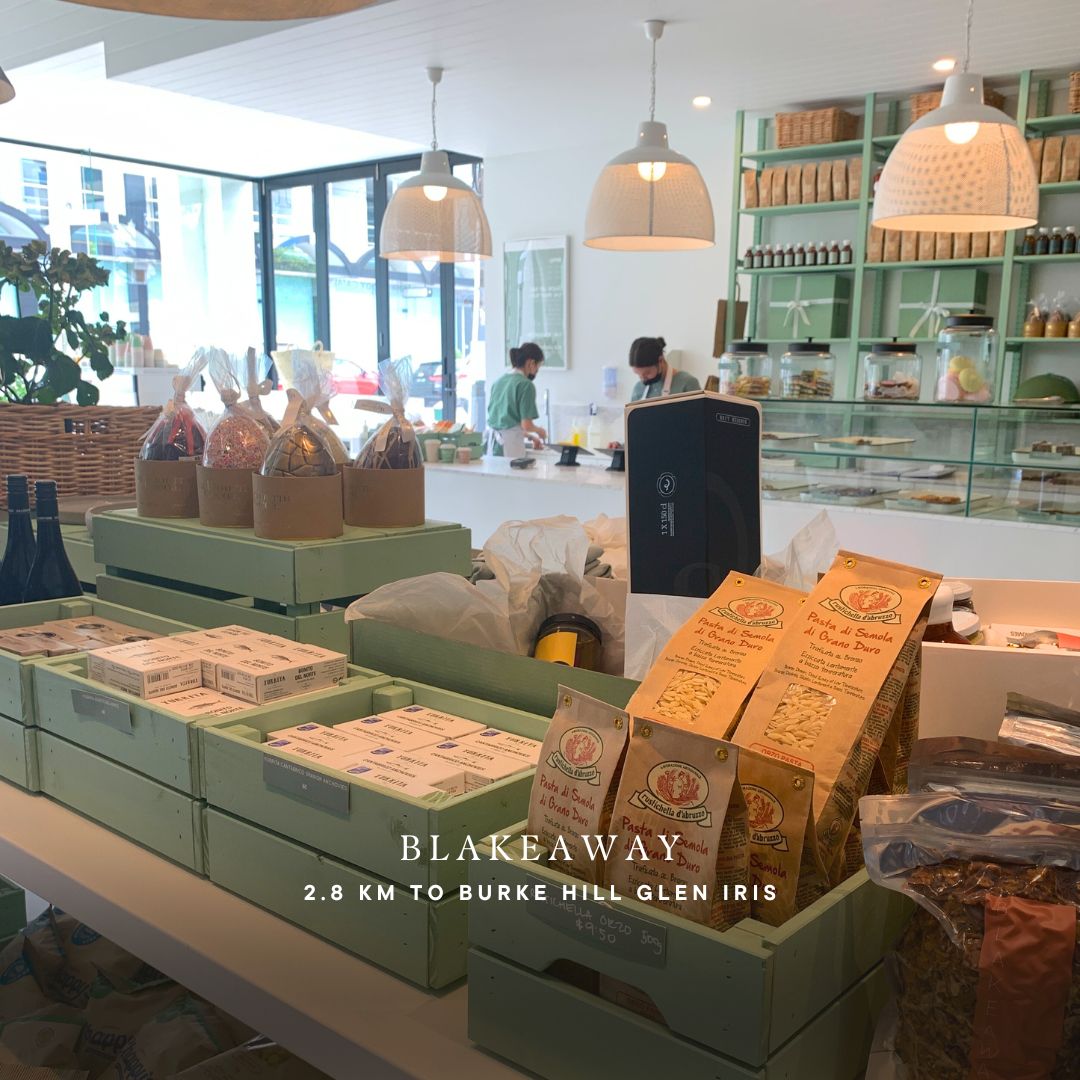 Discover Blakeaway, just 2.8 km from Burke Hill Glen Iris. Enjoy artisan bread, gourmet treats and more just moments from home. Construction is complete with only a few apartments left. Move in now! Call 📞1800 267 687 to secure yours today. 🏡✨