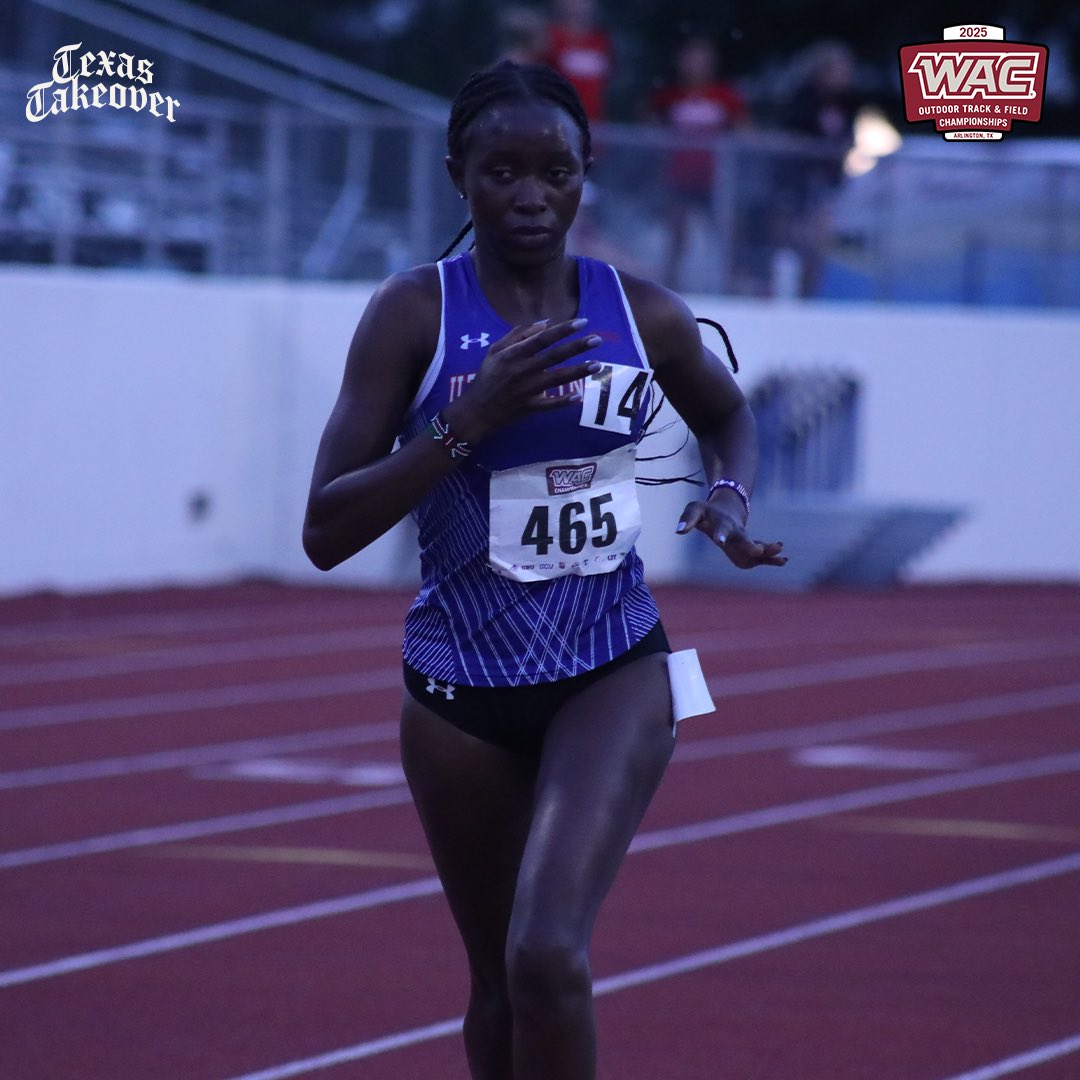 𝓣𝓱𝓮𝓻𝓮 𝓼𝓱𝓮 𝓰𝓸𝓮𝓼 💨

Matro Jepkemboi takes home the 🥈 in the women’s 10,000m after an outdoor personal best of 35:49.06 👏 

#BuckEm🐎 | #WACotf