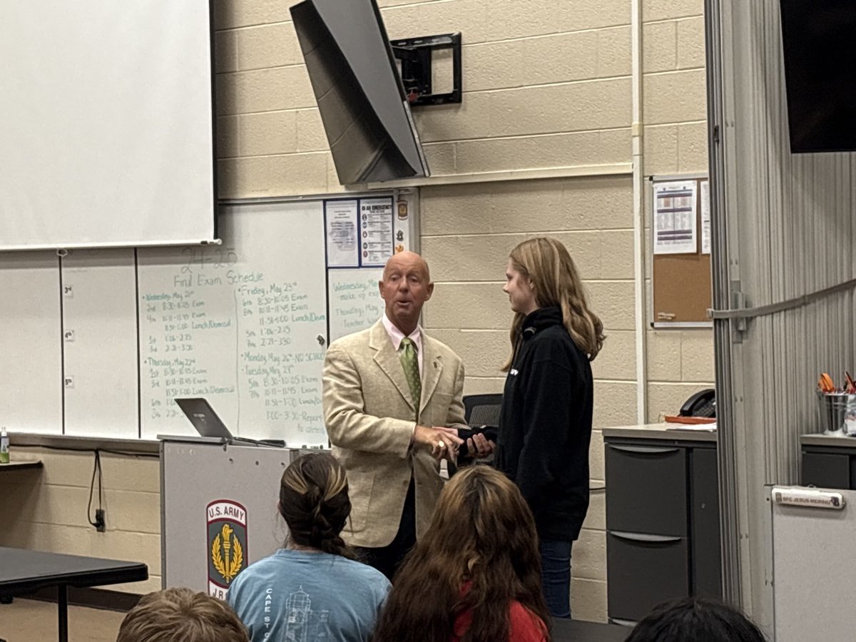 BlazeJROTC's tweet image. Cadet Spotlight! Big congratulations to Cadet Annemarie Granger for getting the DAI Excellence Arc for getting 3rd in Archery nationals!