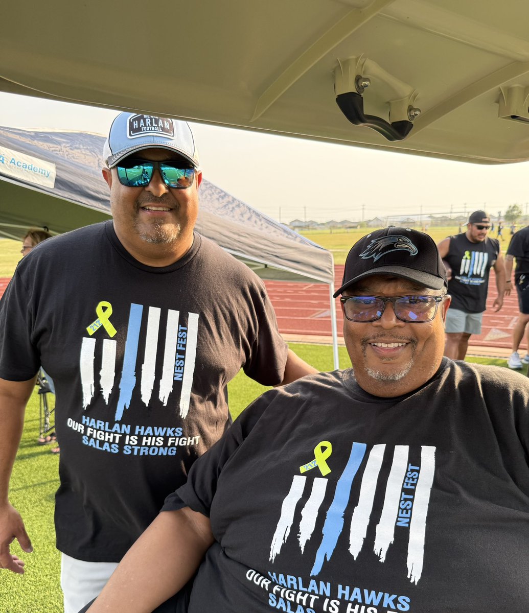 7611 and 14350 will forever be linked together ! A great cause for a great man brought us all together tonight .  #salasstrong #notestimonywithoutatest