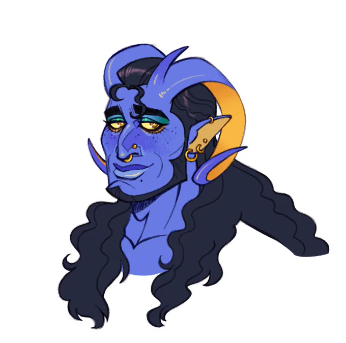 thinking about... him (my oc Mercutio)