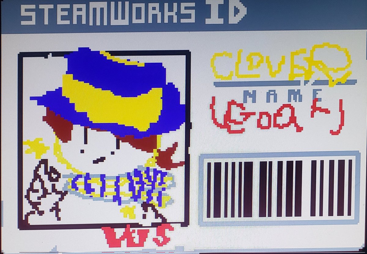 Witching_Stars's tweet photo. It's clover!! This is my steamworks id from #undertaleyellow !! 

Me and my friends are doing a play through and I am having so much fun!! 
=D
#witchingstars #art #myart #clover https://t.co/GvmxcNUK9X