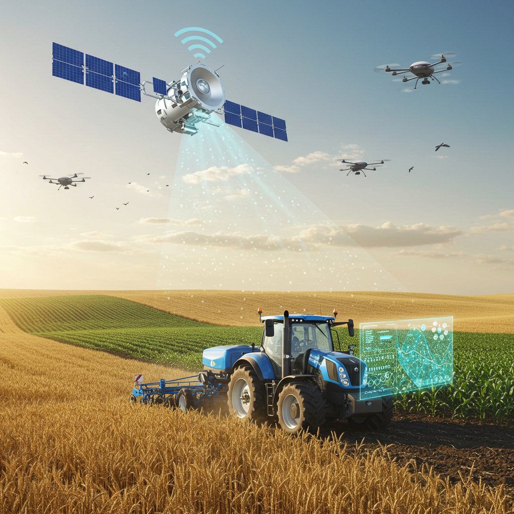 DomDomLiu's tweet image. From satellites to soil – tech is transforming the way we farm. Starlink's reach means no field is too remote for data-driven growth. 🌾🚀