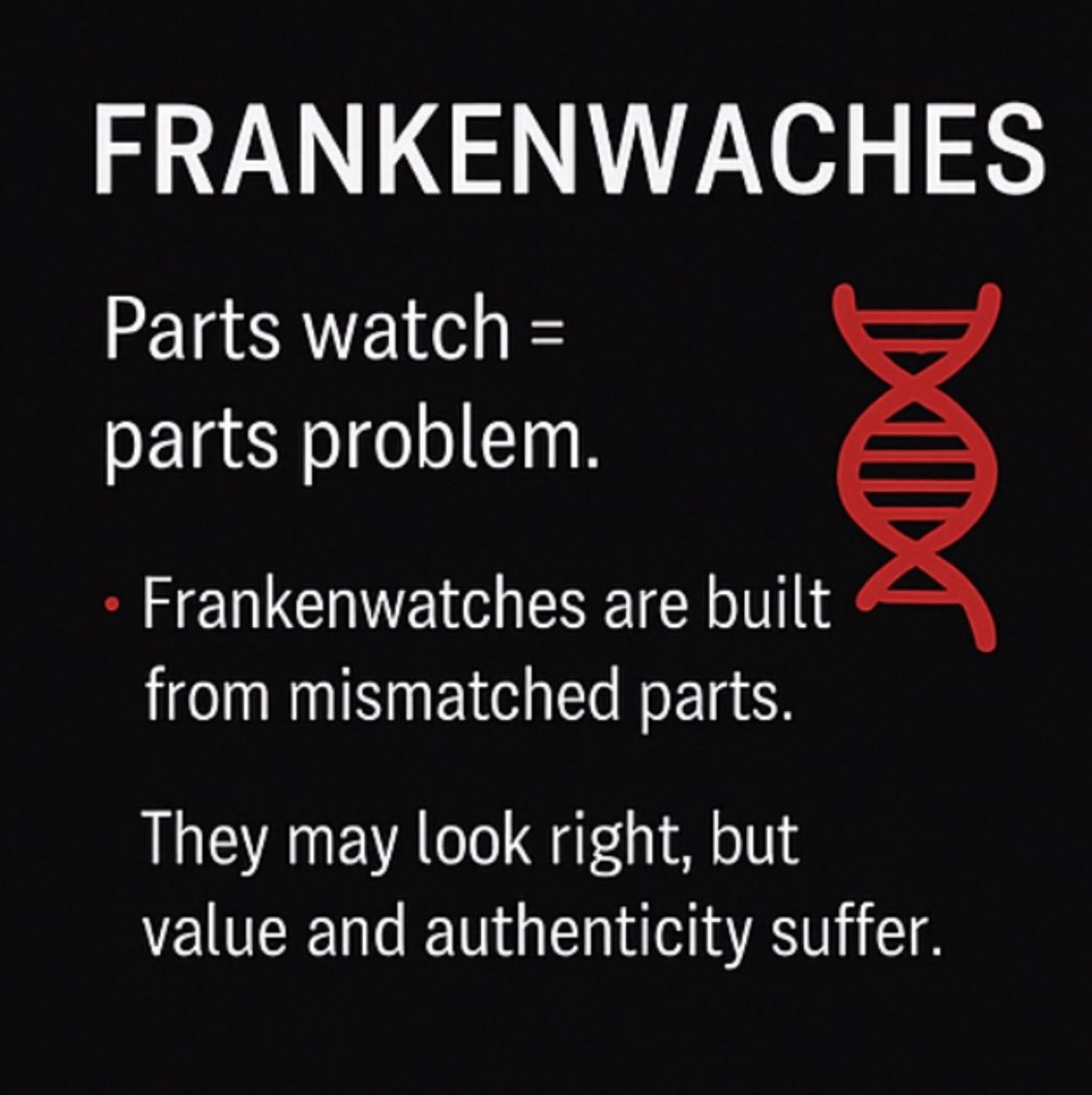 Beyond_Bezels's tweet image. 🎥 COMMON SCAMS TO AVOID

These red flags will save you thousands.

#LuxuryWatchTips #WatchScams #TrustedSellersOnly #WatchCollectorsCommunity #WatchBuyersGuide #BeyondBezels #LuxuryWatchMarket #WatchSafetyTips #NoFakesHere #WatchEducation #LuxuryWatchAlert #CollectorsUnite