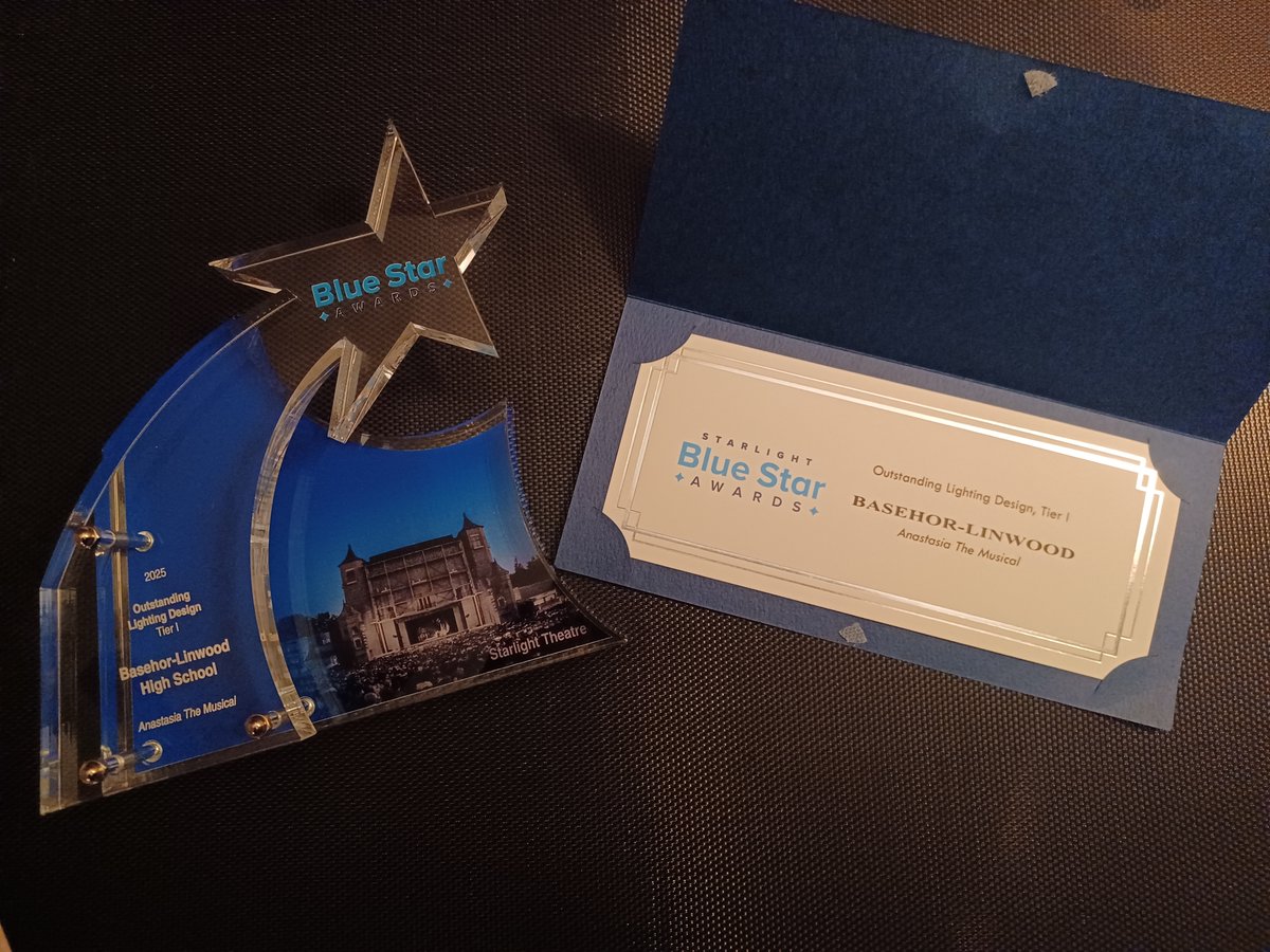 MsKnowles110's tweet photo. Blue Star Awards!!!! First ever Blue Star Award win for us tonight!  So proud of all this group has accomplished! https://t.co/vYb1WbUFQl