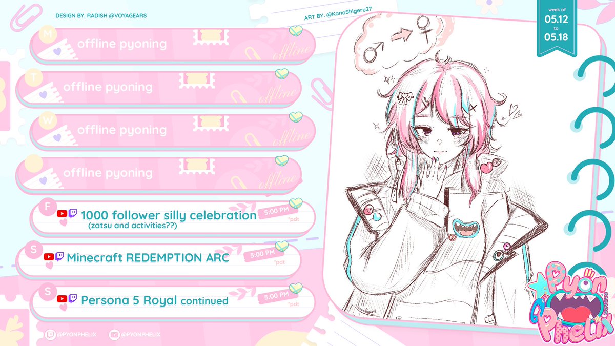 PyonPhelix's tweet photo. RETURN OF THE INTERNET
general tag: #PyonParty
art: #PyonPainting
memes: #PyonPosting
live: #PyonPlay
nsfw: #PyonPleasure
fanname: Pyonstars π¨π https://t.co/0mVpJMVjkJ