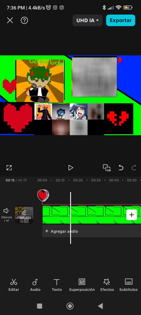 Mi editor se está poniendo las pilas