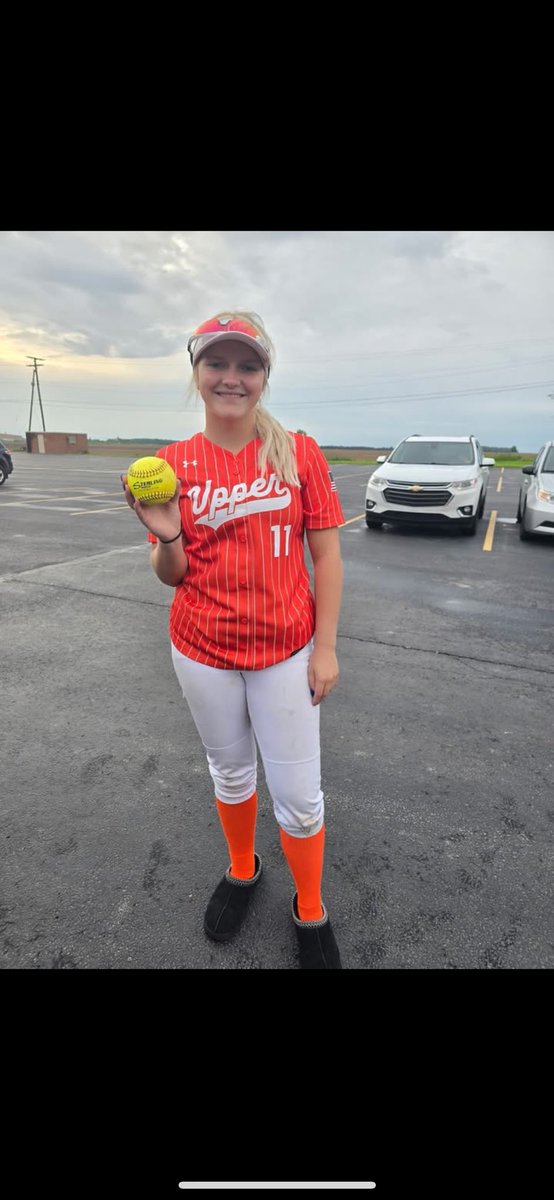 So proud to announce my 100th hit of my high school softball career! Now time to take it into tournaments, Go Rams!