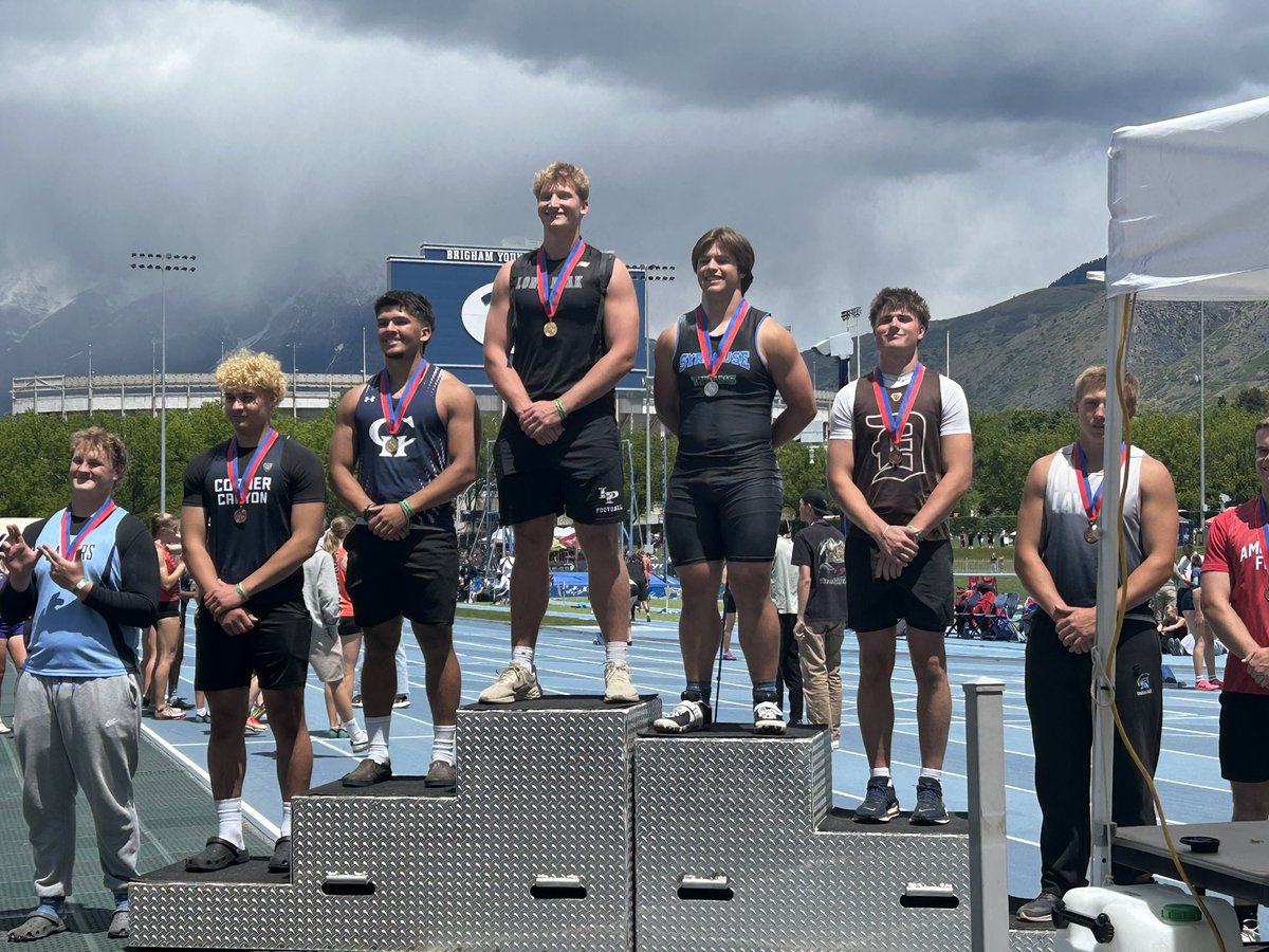 chhstf's tweet photo. Asher Bowcutt takes 3rd in the 6A shot put at the state meet https://t.co/aY4NfgLnPb