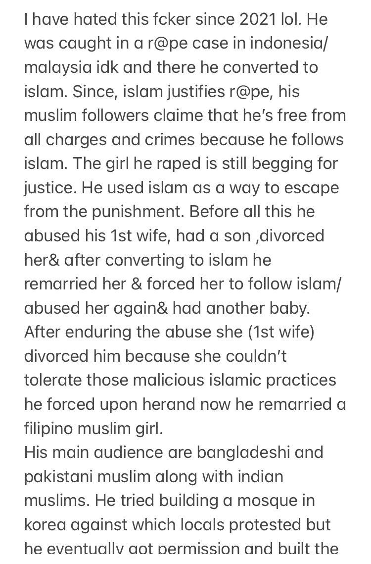 ksky231's tweet image. A r@pist converted to islam to save himself from punishment
Do read!