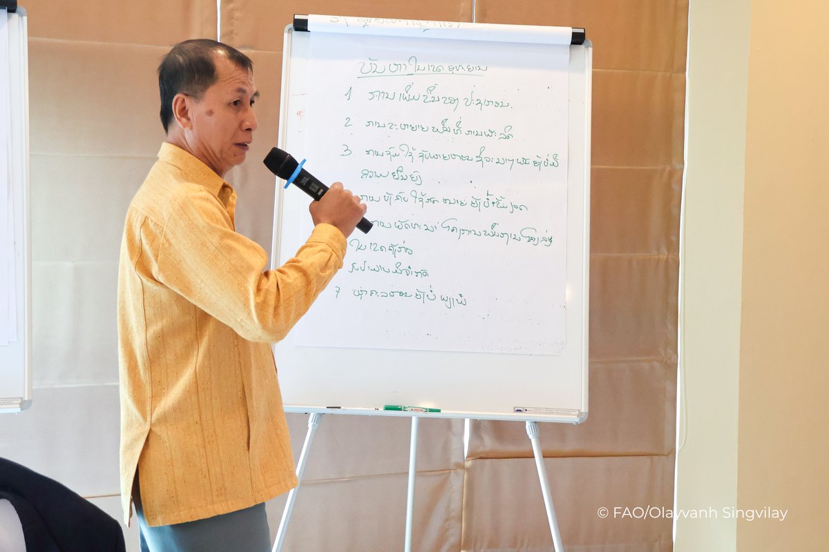 FAOLaoPDR's tweet image. 🌍✨ Kicked off the "Strengthening Biodiversity in Agriculture" workshop in Lao PDR! Together with stakeholders, we’re enhancing biodiversity and empowering local communities for a sustainable future!
Read more: fao.org/lao-people-dem…
#Biodiversity #FAO #LaoPDR