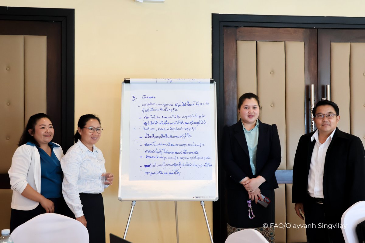 FAOLaoPDR's tweet image. 🌍✨ Kicked off the "Strengthening Biodiversity in Agriculture" workshop in Lao PDR! Together with stakeholders, we’re enhancing biodiversity and empowering local communities for a sustainable future!
Read more: fao.org/lao-people-dem…
#Biodiversity #FAO #LaoPDR