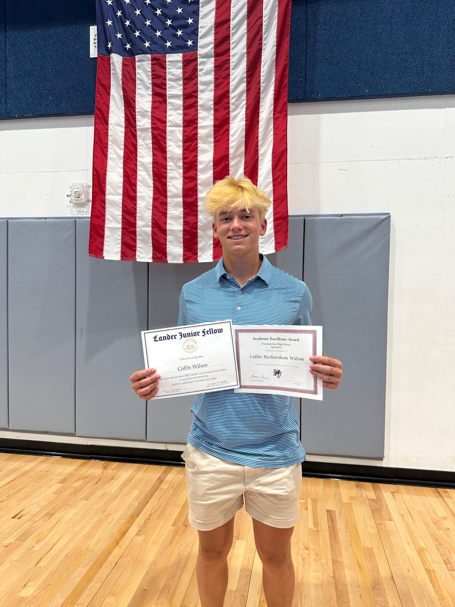 Collin Wilson (@cwilson2026) on Twitter photo Earned the Academic Excellence and Lander Junior Fellow awards tonight.
<a href="/FuryBasebll/">Fountain Inn Baseball</a>
<a href="/WoffordBaseball/">Wofford Baseball</a>
<a href="/TroyTrojansBSB/">Troy Baseball ⚔️</a>
<a href="/ClemsonBaseball/">Clemson Baseball</a>
<a href="/Lander_BSB/">Lander Baseball</a>
<a href="/PrepBaseball_SC/">Prep Baseball South Carolina</a>
<a href="/diamondprospect/">Diamond Prospects</a> Earned the Academic Excellence and Lander Junior Fellow awards tonight.
<a href="/FuryBasebll/">Fountain Inn Baseball</a>
<a href="/WoffordBaseball/">Wofford Baseball</a>
<a href="/TroyTrojansBSB/">Troy Baseball ⚔️</a>
<a href="/ClemsonBaseball/">Clemson Baseball</a>
<a href="/Lander_BSB/">Lander Baseball</a>
<a href="/PrepBaseball_SC/">Prep Baseball South Carolina</a>
<a href="/diamondprospect/">Diamond Prospects</a>