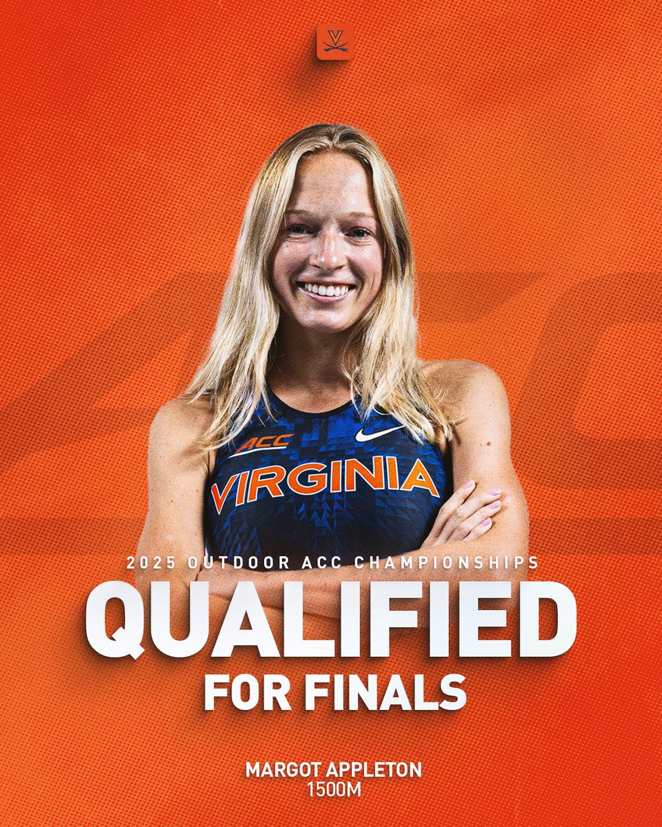 UVATFCC's tweet photo. Trio of Cavalier to the women's 1500m final 🤪

Margot Appleton 4:16.32 Q
Tatum David 4:16.62 Q
Stella Kermes 4:17.47 𝙋𝘽 q

#GoHoos https://t.co/NvaKa4o42E
