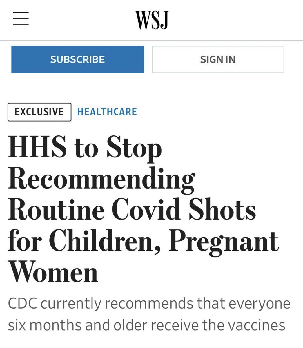Died Suddenly (@diedsuddenly_) on Twitter photo REPORT: RFK Jr. plans to put an end to recommended vaccines for children and pregnant women.
Thank you <a href="/RobertKennedyJr/">Robert F. Kennedy Jr</a>! REPORT: RFK Jr. plans to put an end to recommended vaccines for children and pregnant women.
Thank you <a href="/RobertKennedyJr/">Robert F. Kennedy Jr</a>!