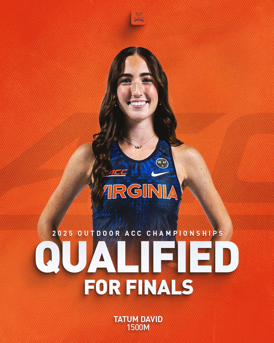 UVATFCC's tweet photo. Trio of Cavalier to the women's 1500m final 🤪

Margot Appleton 4:16.32 Q
Tatum David 4:16.62 Q
Stella Kermes 4:17.47 𝙋𝘽 q

#GoHoos https://t.co/NvaKa4o42E