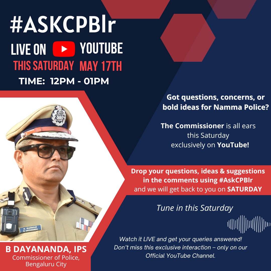 ಬೆಂಗಳೂರು ನಗರ ಪೊಲೀಸ್‌ BengaluruCityPolice tweet media