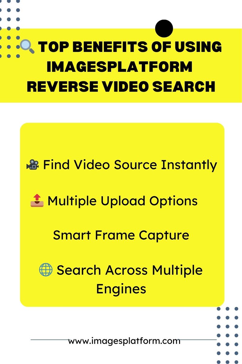 imagesplatform's tweet image. 🔍💡 Ever wondered where a video came from?

Try Reverse Video Search on ImagesPlatform.com 🌐

🎥 Upload or capture a frame — find the source 

⚡ Fast, free!

#ReverseVideoSearch 🔁 #VideoTools 🎬 #ContentVerification ✅ #ImagesPlatform 🛠️
