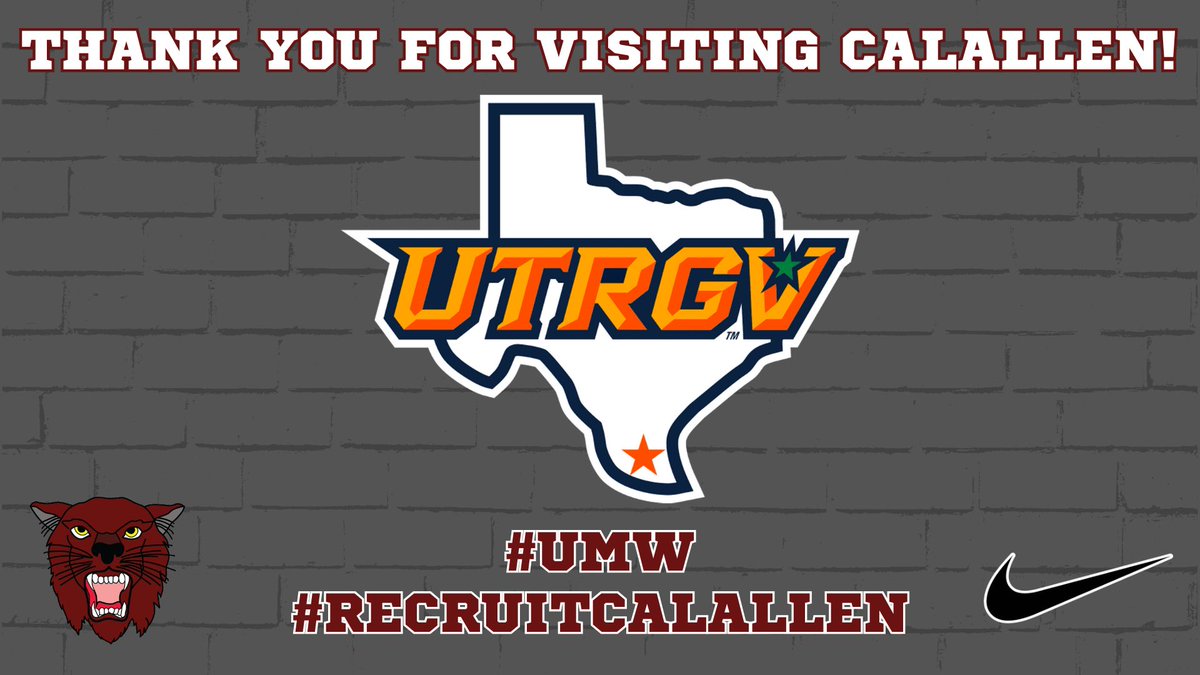 Calallen Wildcats Recruiting (@recruitcalallen) on Twitter photo Thank you <a href="/CoachTBush/">Travis Bush</a> and <a href="/UTRGV_FBRecruit/">UTRGV_FBRecruiting</a> for stopping by to recruit the Cats! 🐾 🏈 🔥
#UMW | #RecruitCalallen Thank you <a href="/CoachTBush/">Travis Bush</a> and <a href="/UTRGV_FBRecruit/">UTRGV_FBRecruiting</a> for stopping by to recruit the Cats! 🐾 🏈 🔥
#UMW | #RecruitCalallen