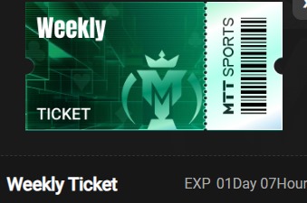 Ticket para el torneo de Bitcoin para mañana 7am. para los que tengan la sub de mi  canal de twitch!