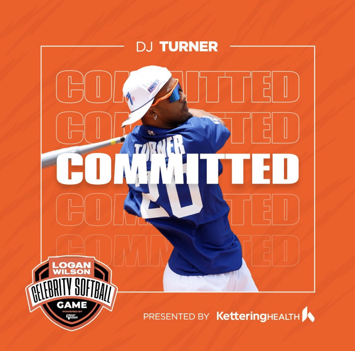 DJ Turner - Committed 😎 

Join him and many others at the Logan Wilson Celebrity Softball Game June 11 @ Day Air Ballpark!

Grab a ticket! 🎟️ ➡️ loganwilsonsoftball.com