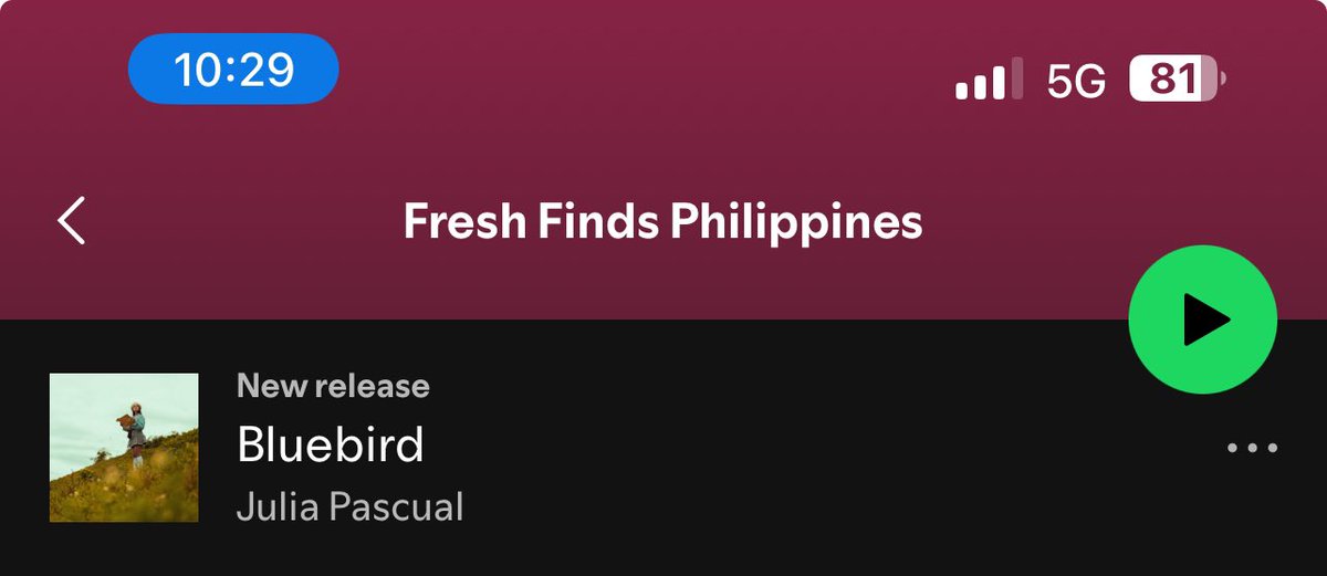 juliampascual's tweet photo. GUYS MY SONG IS ON FRESH FINDS ON @SpotifyPH @Spotify 😭😭😭🩵🩵🩵🩵

KEEP STREAMINGGGGGG
https://t.co/Nv6MzNYyjl https://t.co/hRWUdav9Tk