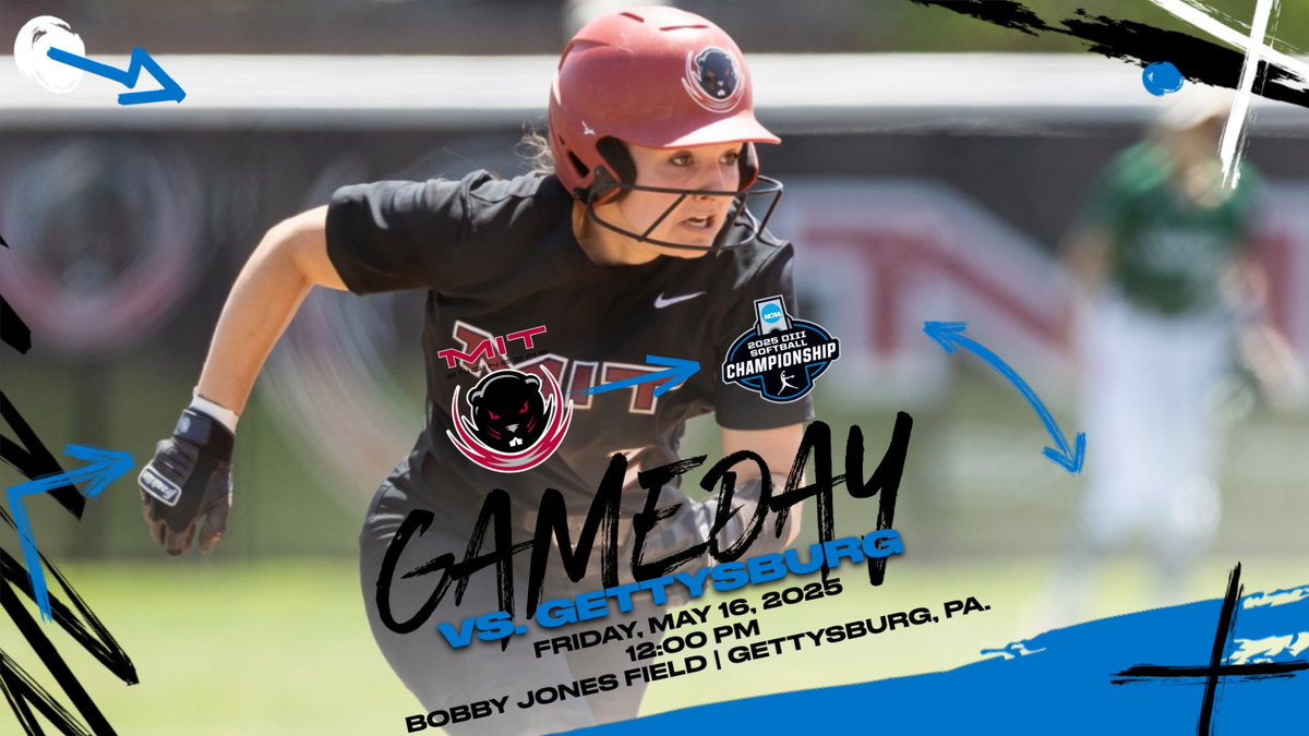 MITAthletics's tweet photo. 🥎 NCAA Softball Regionals 🔵
📍 Gettysburg, Pa.
🏟️ Bobby Jones Field 
🆚 Gettysburg
⏰ 12:00 PM
📺 https://t.co/YOffEzdTzw
ℹ️ https://t.co/X1On5IIJGp 

#RollTech | @MITevents https://t.co/P6hlv4IwPK